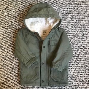 Sherpa Lined Coat- 2T